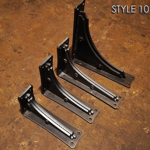 Iron Metal Corbel Bracket Shelf Mantle DIY Heavy Duty Steel 90 Degree 4&quot; x 8&quot; x 2.5&quot;