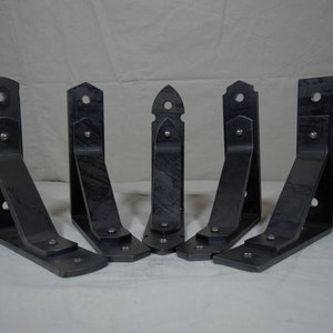 One Iron Metal Corbel Bracket 12&quot; x 12&quot; x 2&quot; Shelf Mantle DIY Heavy Duty Steel 90 Degree