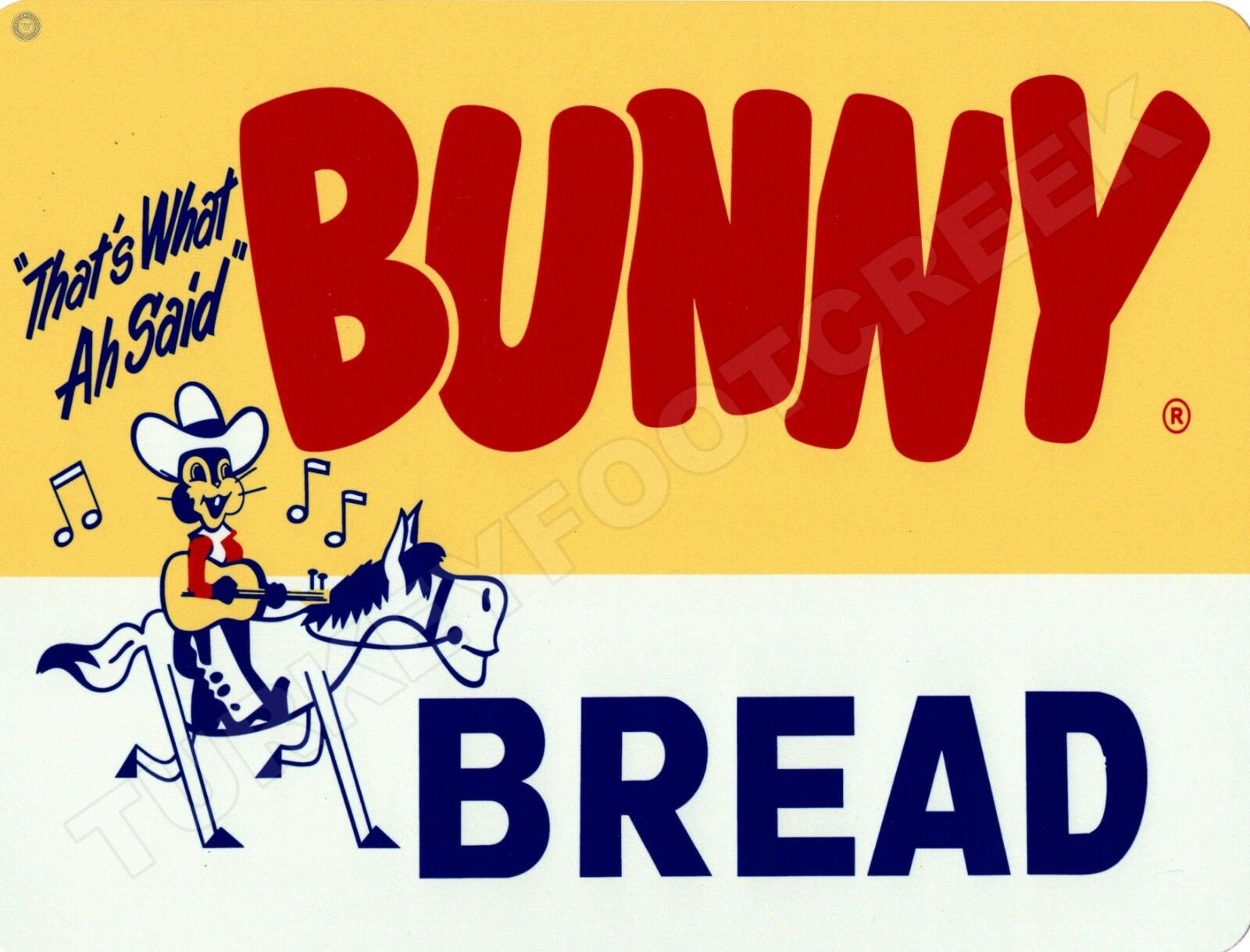 Bunny Bread Vintage Look New Metal Sign Envío Gratis / Hecho Etsy España