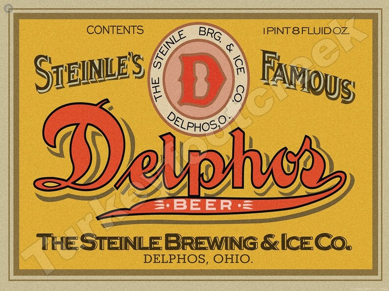 Delphos Beer of Delphos Ohio New Metal Collectible Beer Sign Etsy