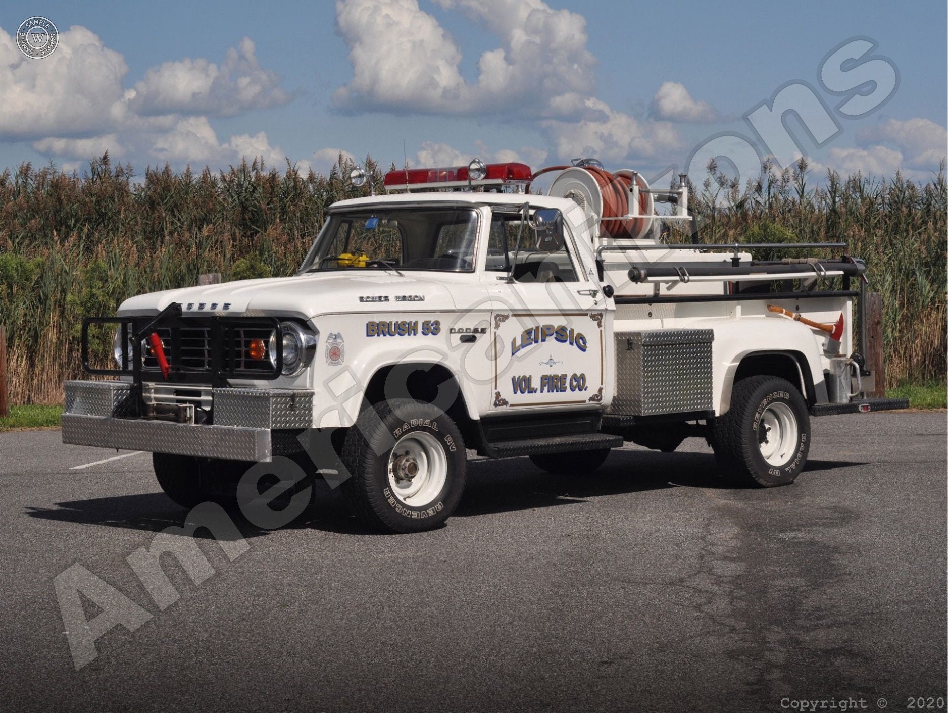 1966 Dodge Power Wagon Leipsic Volunteer Fire Department New Etsy