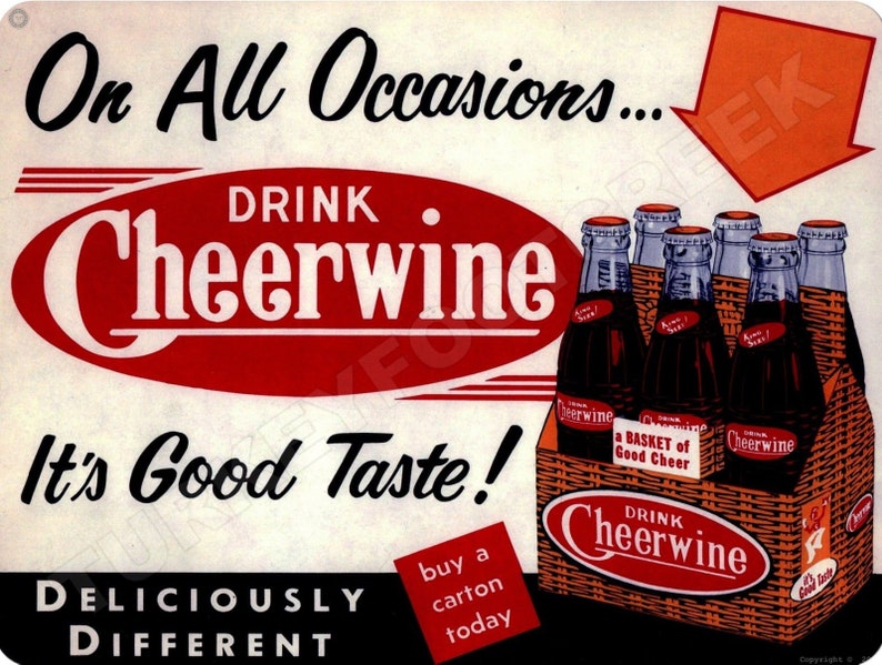 Cheerwine Cherry Beverage of Salisbury North Carolina Vintage Etsy