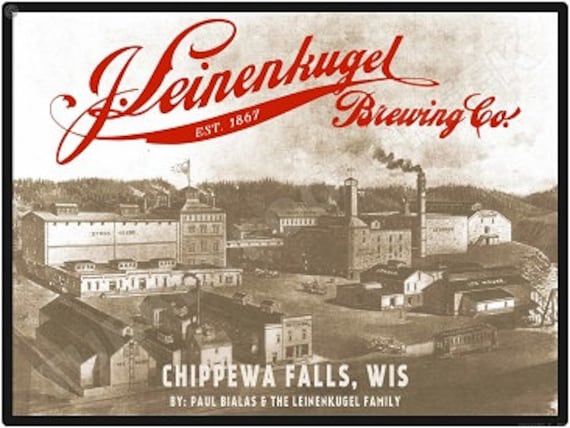 Leinenkugel Chippewa Falls WISCONSIN 1979 1/1+ LITTLE MUSKEGO BEER ss CAN LAKE 