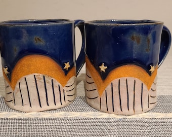 Starry Blues Mugs