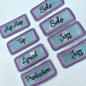 Small Garment Bag Name Patch customized just for you!!
