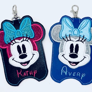 Oh Minnie!! Custodia disinfettante ispirata alla Disney/porta disinfettante per le mani/etichetta per bagaglio