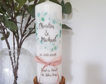 Wedding candle, baptism candle, godparent candle, confirmation candle