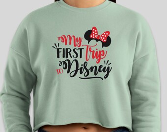 Minnie 'My First Trip' Sudadera con capucha recortada