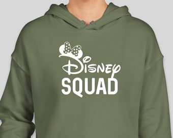 Minnie Disney Squad sudadera con capucha recortada