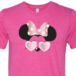 Pink Foil Minnie Sunglass Unisex T