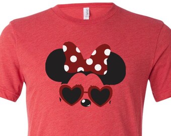 Red Minnie Sunglass Unisex T