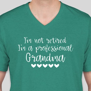 Professional Grandma Unisex V-Neck T