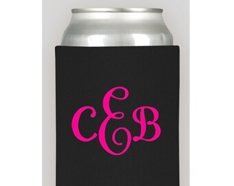 Monogram Can Holders