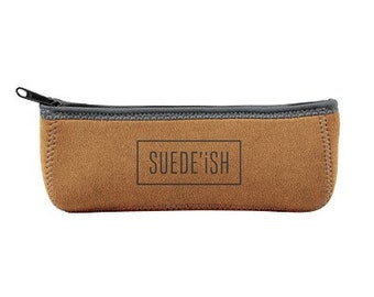 Bolsa pequeña de ante personalizada