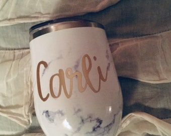 Personalized Wine Tumbler
