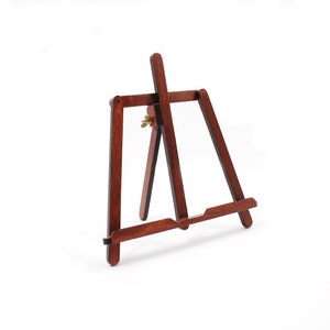 Holder for tablet or eBook reader wood decoration handmade