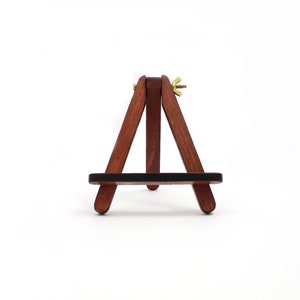 Mobile phone holder mobile phone stand wood handmade