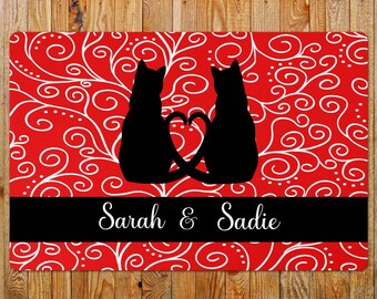 personalized cat placemats