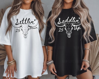 Last Rodeo Bachelorette Shirts Saddlin Up Settlin Down Same Cowboy Forever Last Hoedown Country Bach Nashville Bridal Party Cowgirl Western