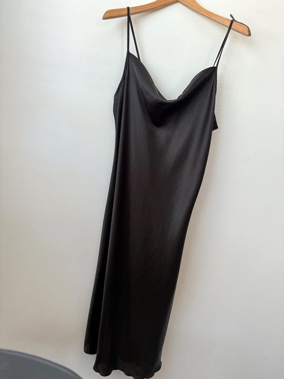 bebe black slip dress Y2K Trendy Black BEBE Slip Dress, Minimalist