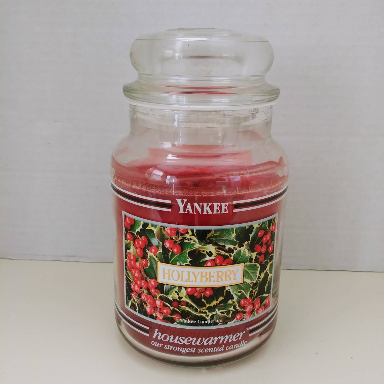 Yankee Candle Retired Black Band Hollyberry Scented Candle Etsy