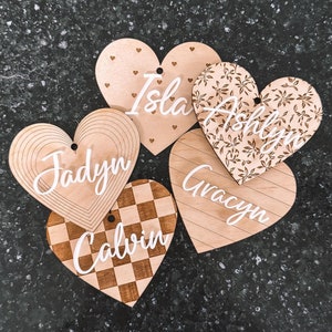 Valentines Day Basket Tag Unique | Custom Valentine&#39;s Day Gift Tags | Basket Tag | Custom Valentine&#39;s Day Name Tags