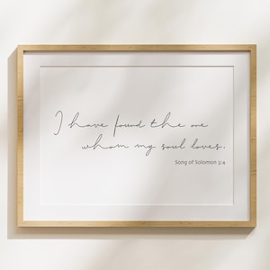 Christian Love Art Print: Song of Solomon (Digital Download)