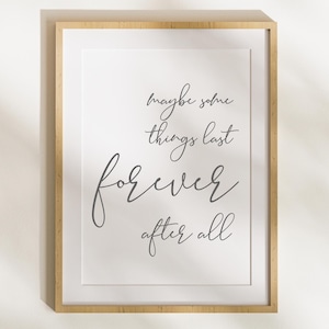 Moge iets toch voor altijd duren | slaapkamerkunstafdruk | bord boven het bed | hou van decor |