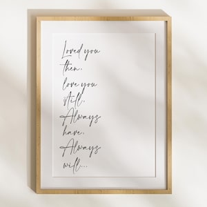 Loved You Then, Love You Still | SVG for Wedding and Anniversary | Digital Download for Cricut & Silhouette | Laser Ready | Romantic SVG