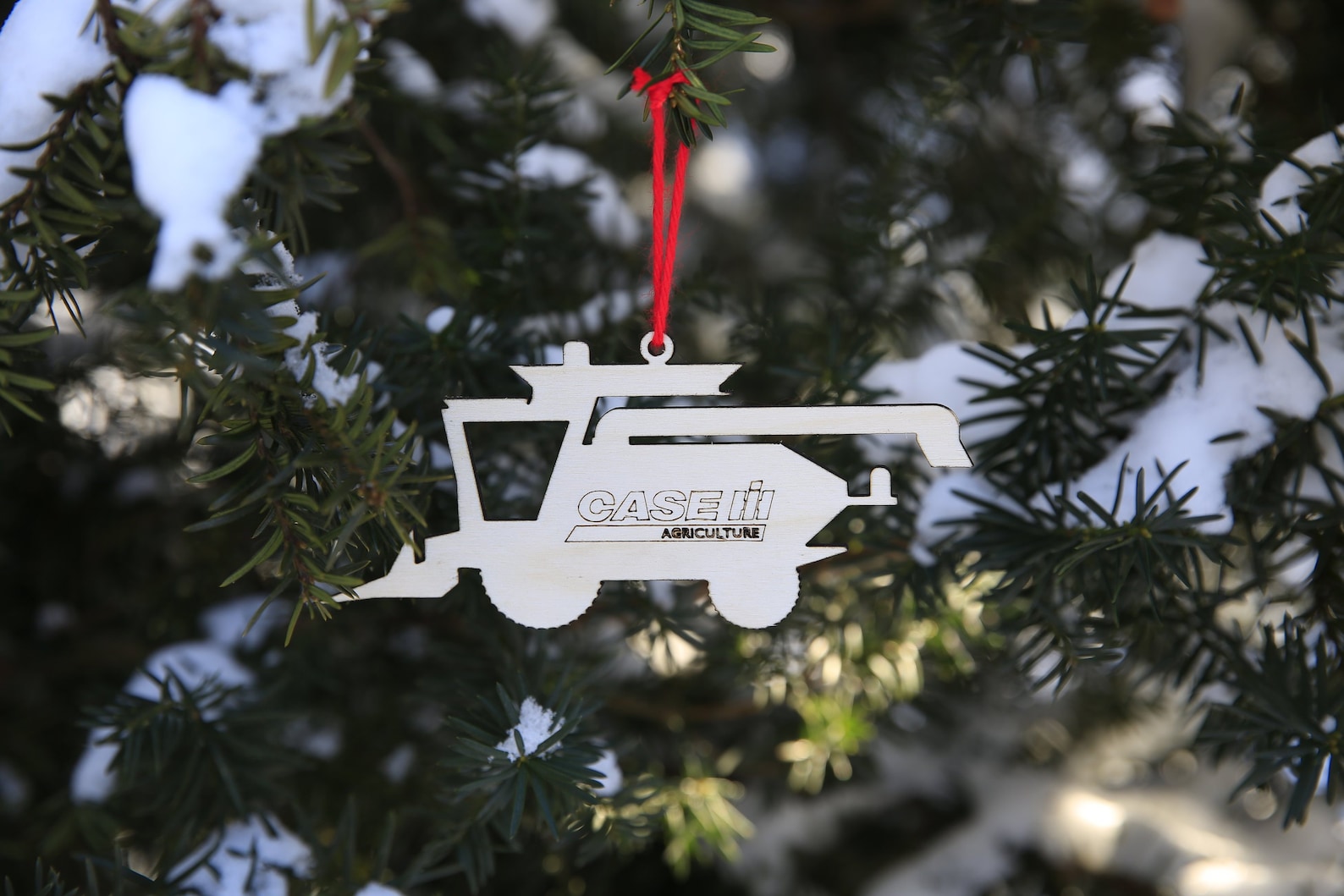 Case IH Harvester Ornament Etsy