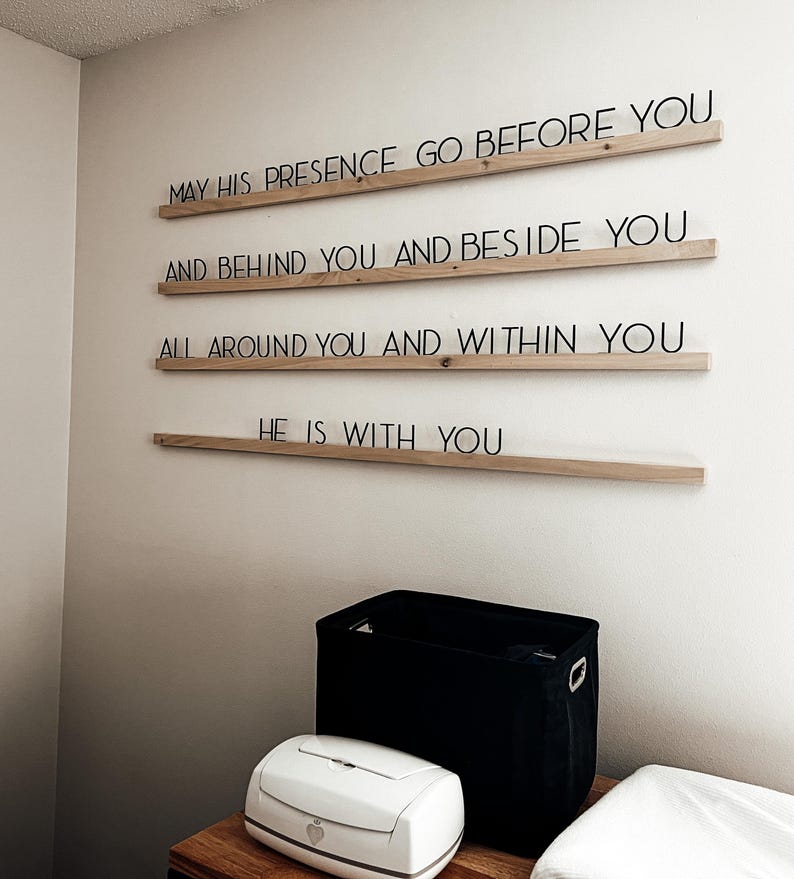 Handmade Maple Wood Letter Ledges | Acrylic Letter Board | 3D Letter Ledges
