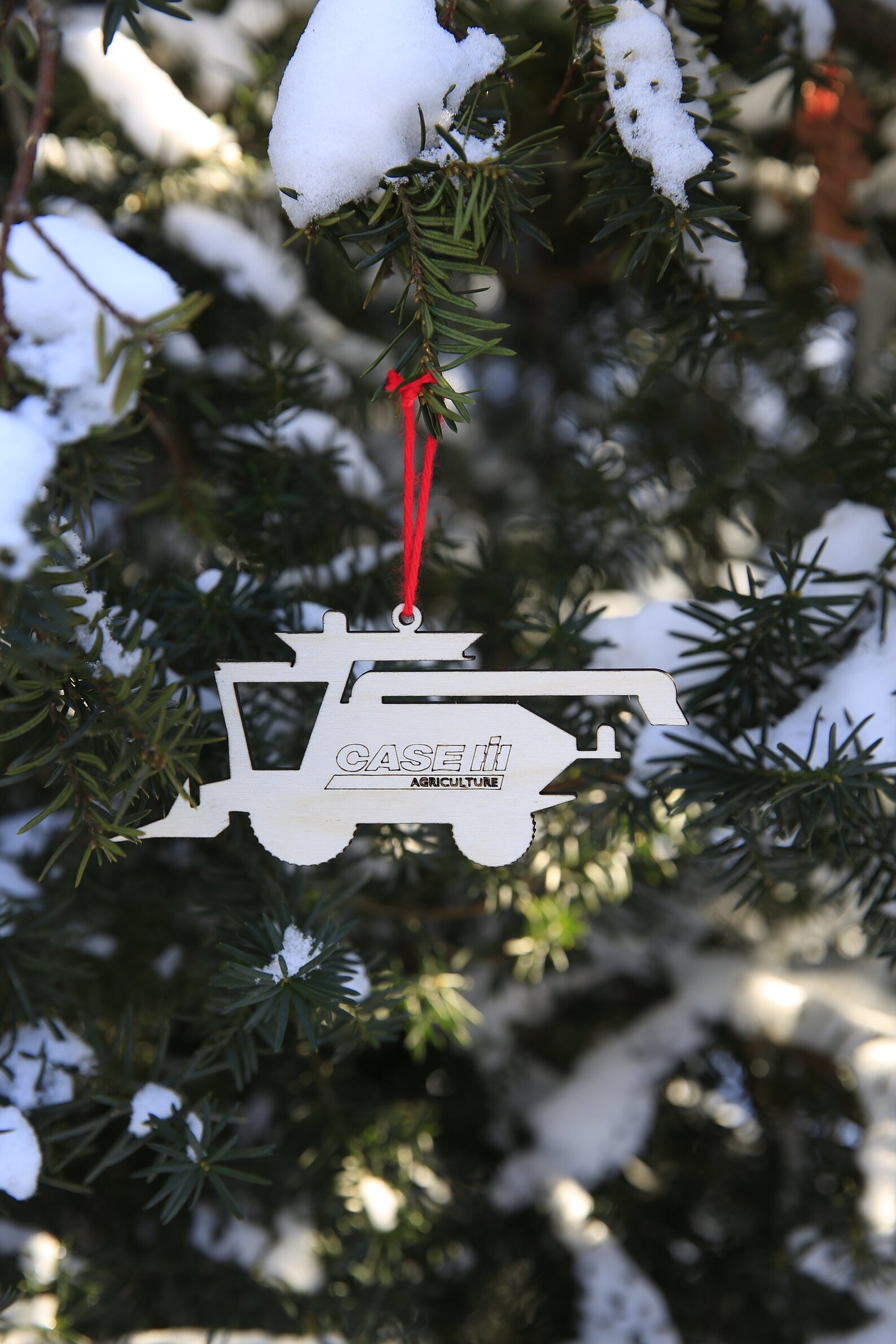 Case IH Harvester Ornament Etsy