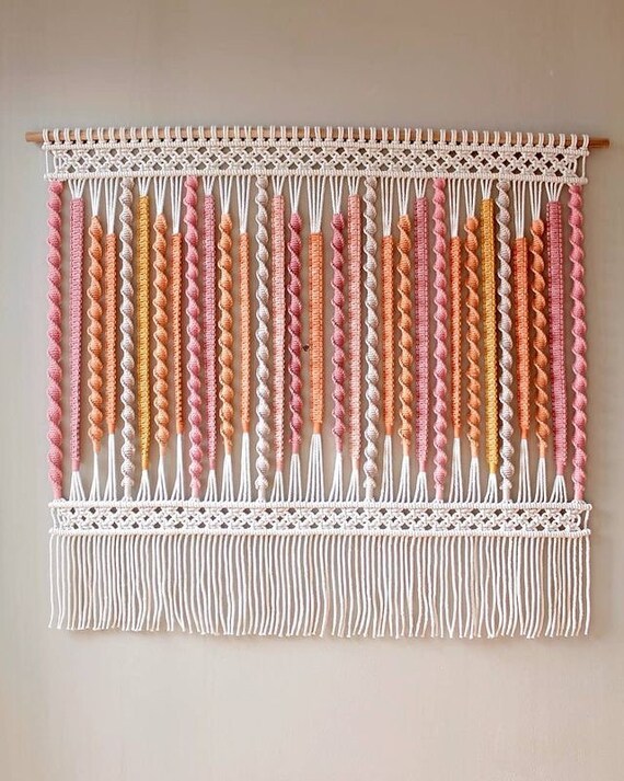 Macrame wall hanging | fall wall decor | wall art | macrame wall hanging