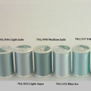 Silk Thread Shades of More Green/Blue