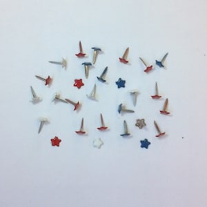 100pcs Approx. 1.7 X 0.8 Cm Multicolor Mini Metal Fasteners Scrapbooking  Brad Nails For Handmade Paper Crafts, Decorative Scrapbooking Crafts Diy  Projects