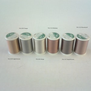 Silk Thread Shades of Brown