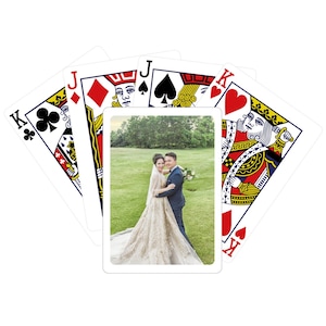 Mazzo ufficiale di carte da gioco in bicicletta (54 carte) personalizzato - La tua immagine stampata su cartoncino ufficiale per le carte da gioco in bicicletta