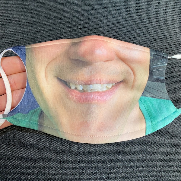 Custom Photo Face Mask - Your Image on a Printed Face covering