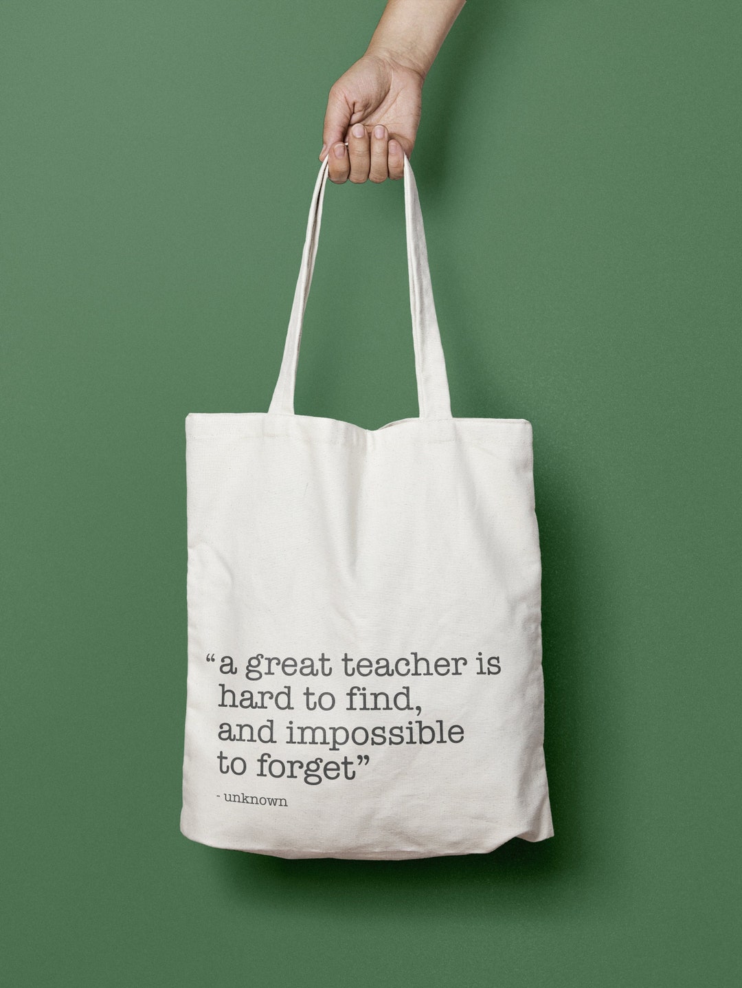 Inspirational Custom Quote Tote Bag - Insert Your Own Quote