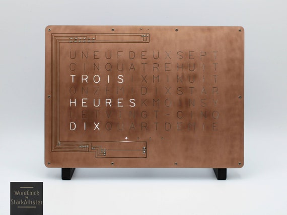 Brandweerman Kruis aan Jood Klok Design Woorden Letters LED Tekst Franse Decoratie - Etsy Nederland