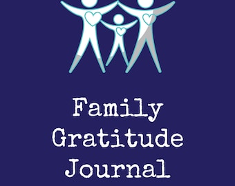 Downloadable PDF for your usage Family Gratitude Journal // Reflect on your blessings even when bookless // Find joy everywhere