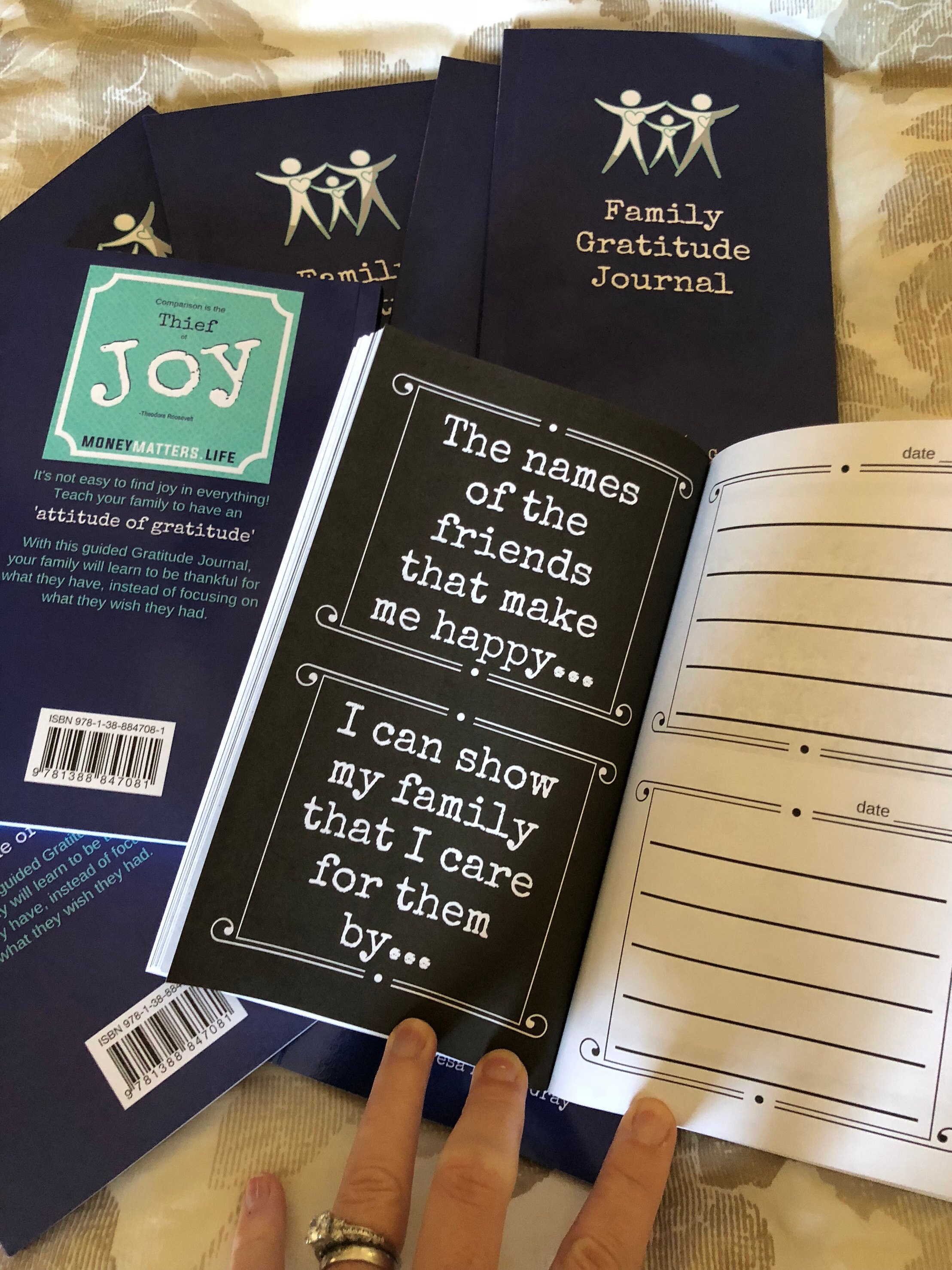 Family Gratitude Journal Activity To Grow Joy Etsy UK
