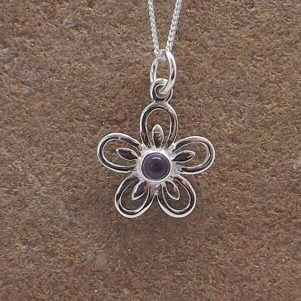 Flower Necklace Etsy