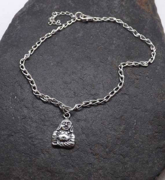 Sterling silver shop buddha bracelet