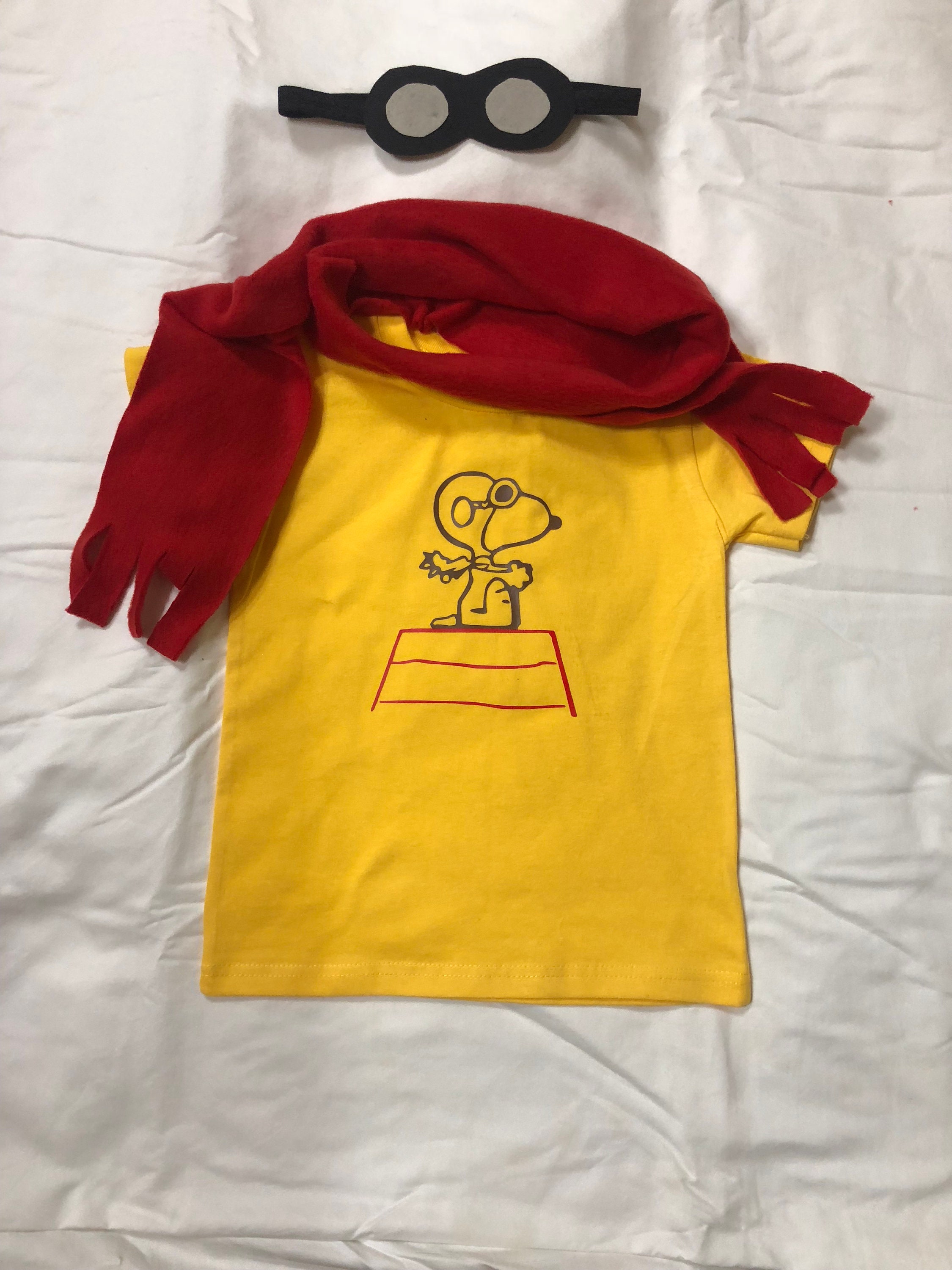 Snoopy and the Red Baron Costume/ Halloween Costume/ Boys Etsy