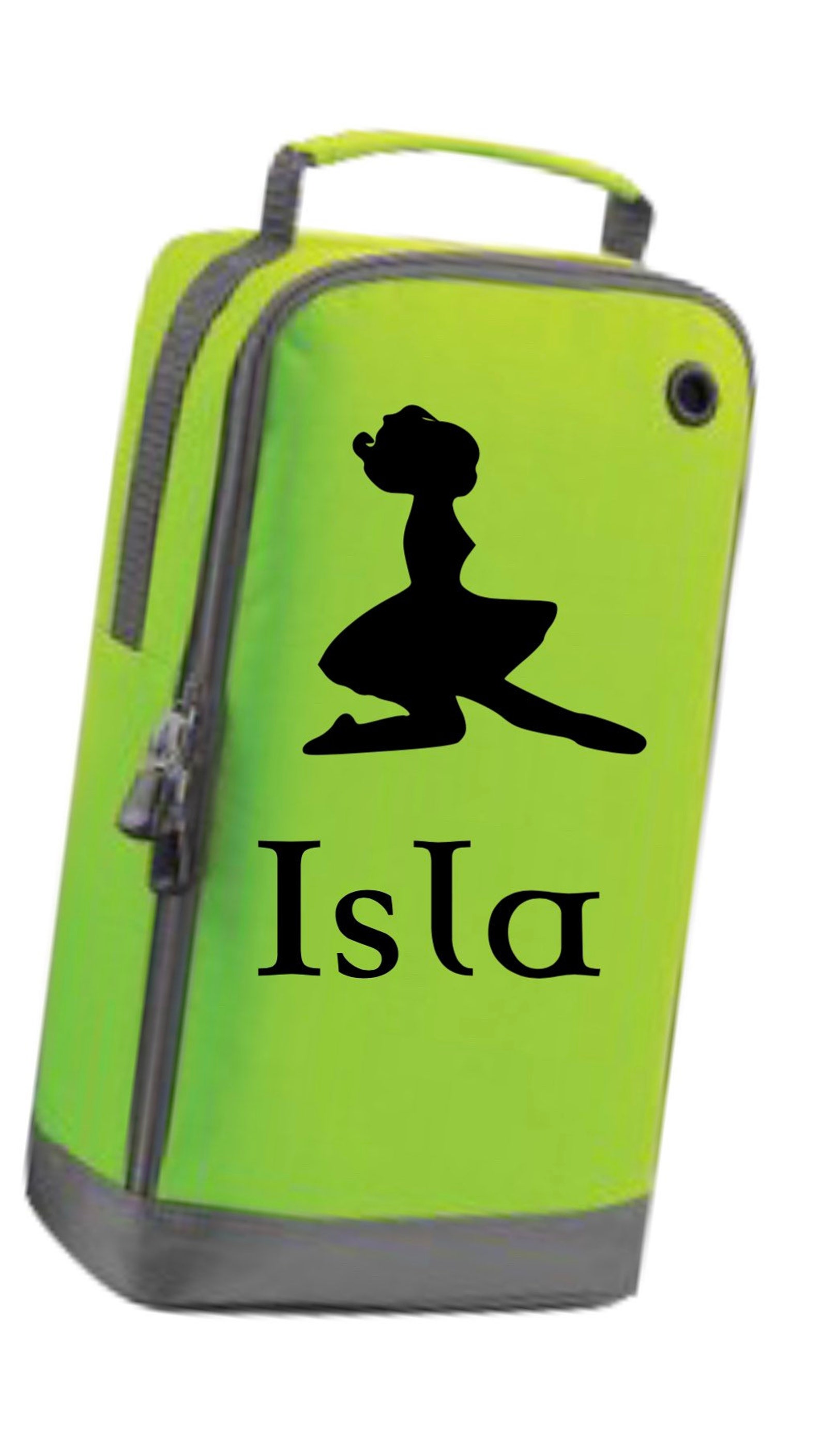 personalised dance bag, ballet shoes bag, dance shoes bag, gymshoes bag, trainers bag, scottish dancing, highland dancing