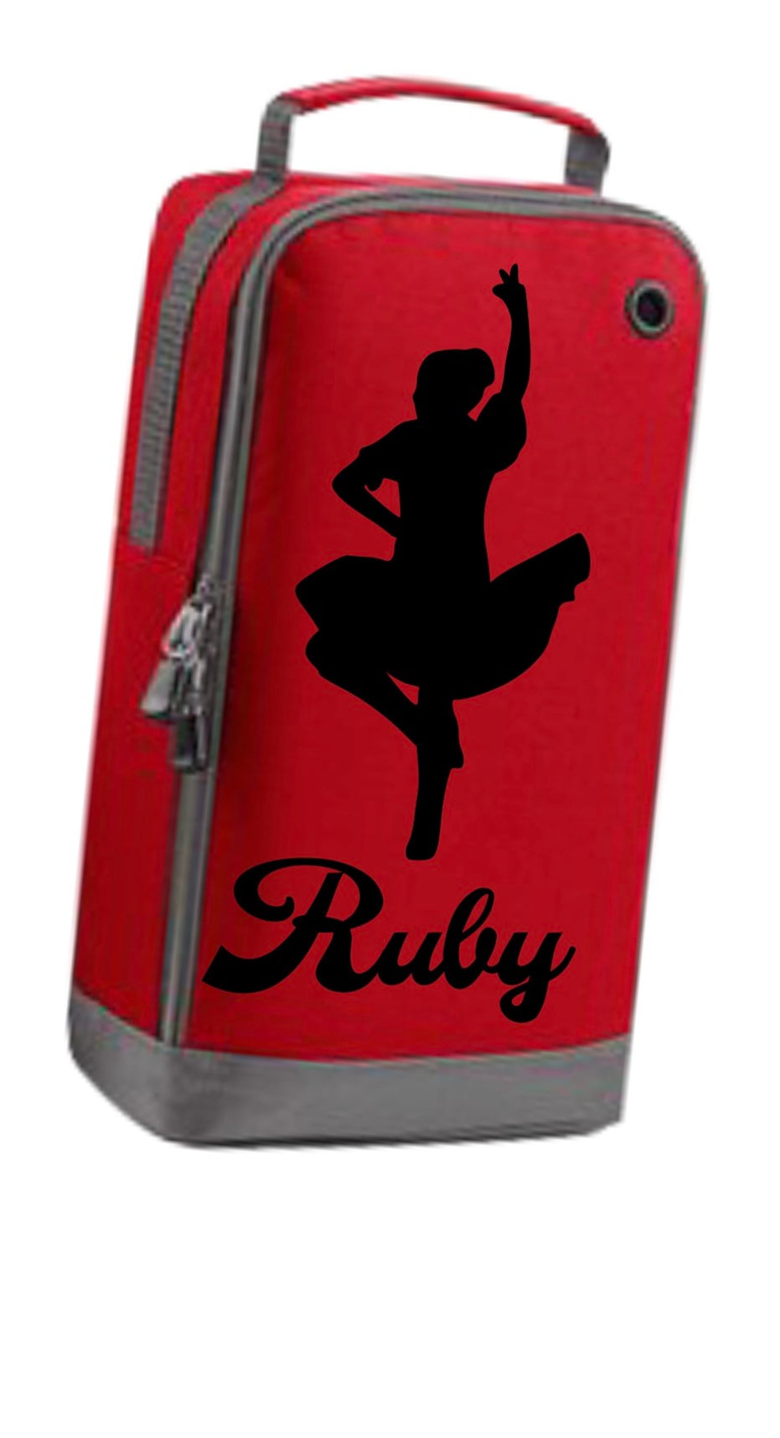 personalised dance bag, ballet shoes bag, dance shoes bag, gymshoes bag, trainers bag, scottish dancing, highland dancing