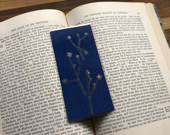 Scottish Wildflower Bookmark | Floral Bookmark | Nature Bookmark | Pressed Flower Art | Gift for Booklover |  Bookmark for Gardenlover