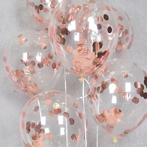 baby girl confetti balloons