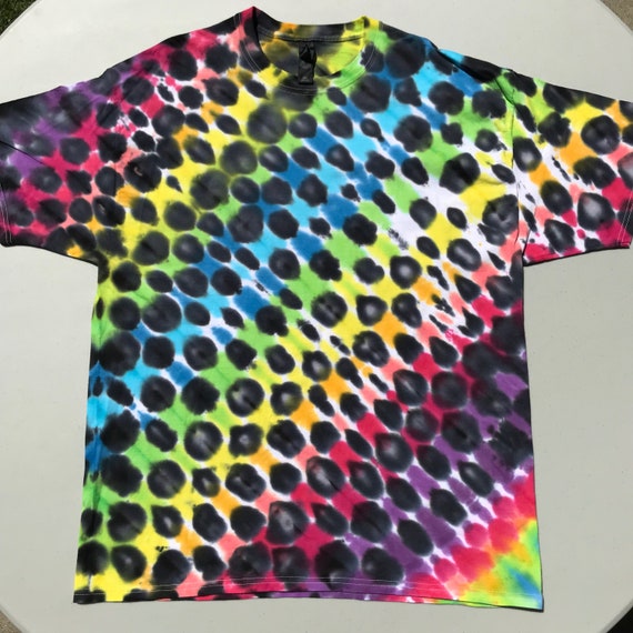 cheetah tie dye shirt